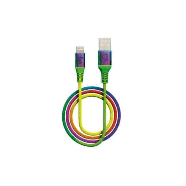 Carregador de Celular Personalizado com Elástico Rainbow