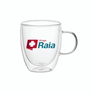 Caneca de Vidro Duplo