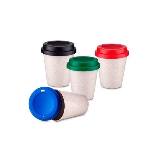 Copo ecológico com tampa personalizado